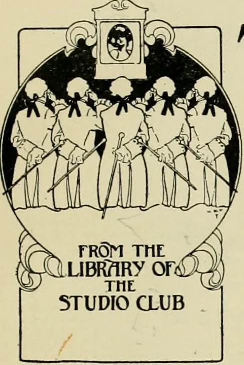 An illustration from Book-plates of to-day, 1902, leaf 10