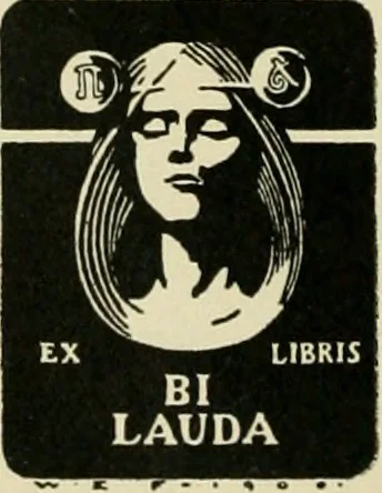 An illustration from Book-plates of to-day, 1902, leaf 15