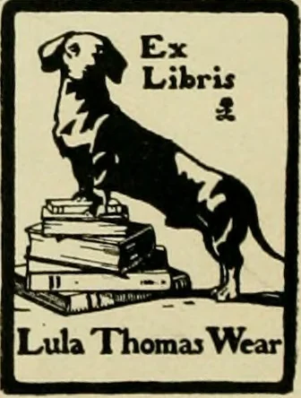 An illustration from Book-plates of to-day, 1902, leaf 15