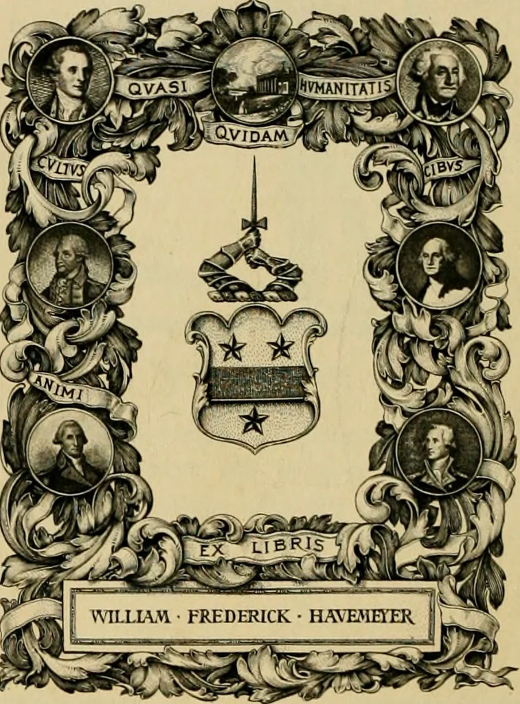 An illustration from Book-plates of to-day, 1902, leaf 17