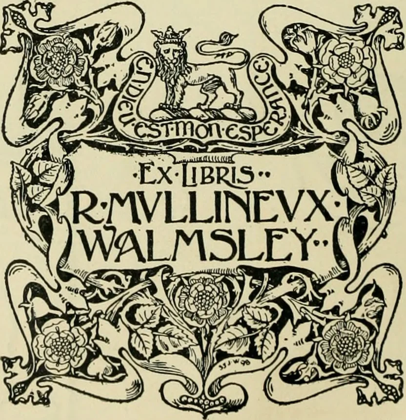 An illustration from Book-plates of to-day, 1902, leaf 23
