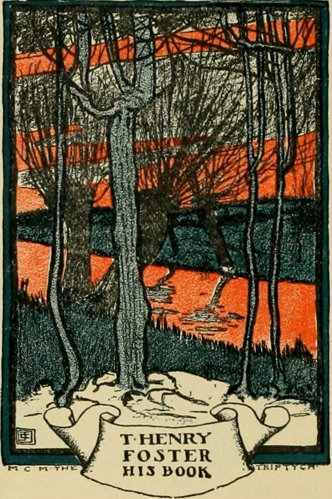 An illustration from Book-plates of to-day, 1902, leaf 29