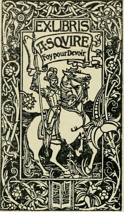 An illustration from Book-plates of to-day, 1902, leaf 39