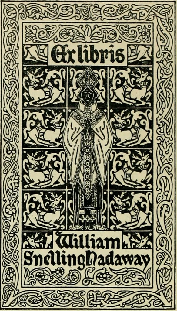 An illustration from Book-plates of to-day, 1902, leaf 39