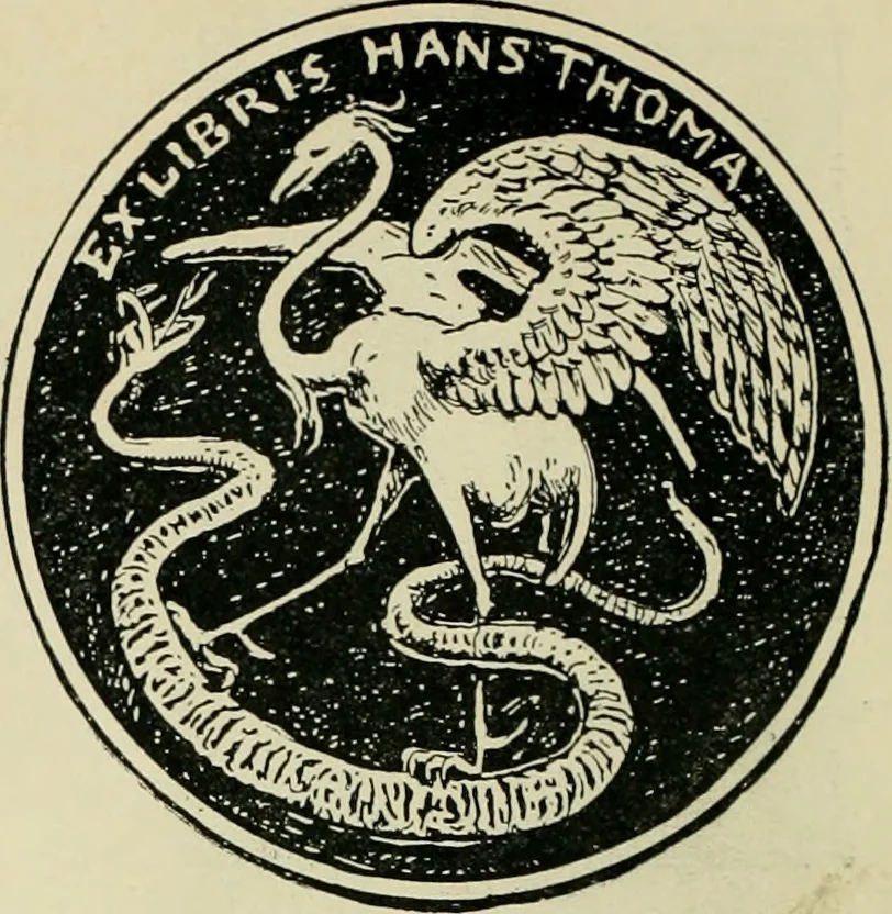 An illustration from Book-plates of to-day, 1902, leaf 41