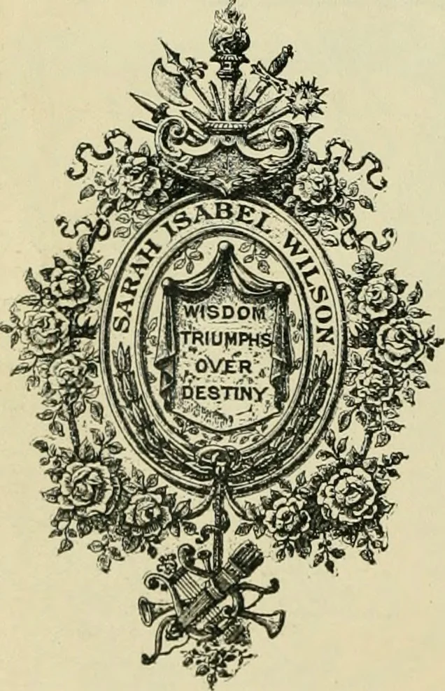 An illustration from Book-plates of to-day, 1902, leaf 43
