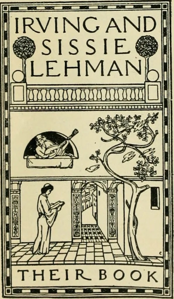 An illustration from Book-plates of to-day, 1902, leaf 45