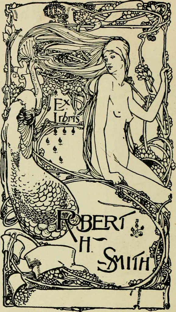 An illustration from Book-plates of to-day, 1902, leaf 49