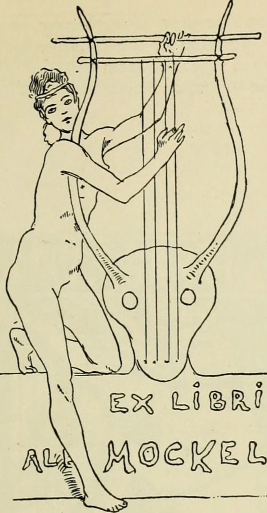 An illustration from Book-plates of to-day, 1902, leaf 52
