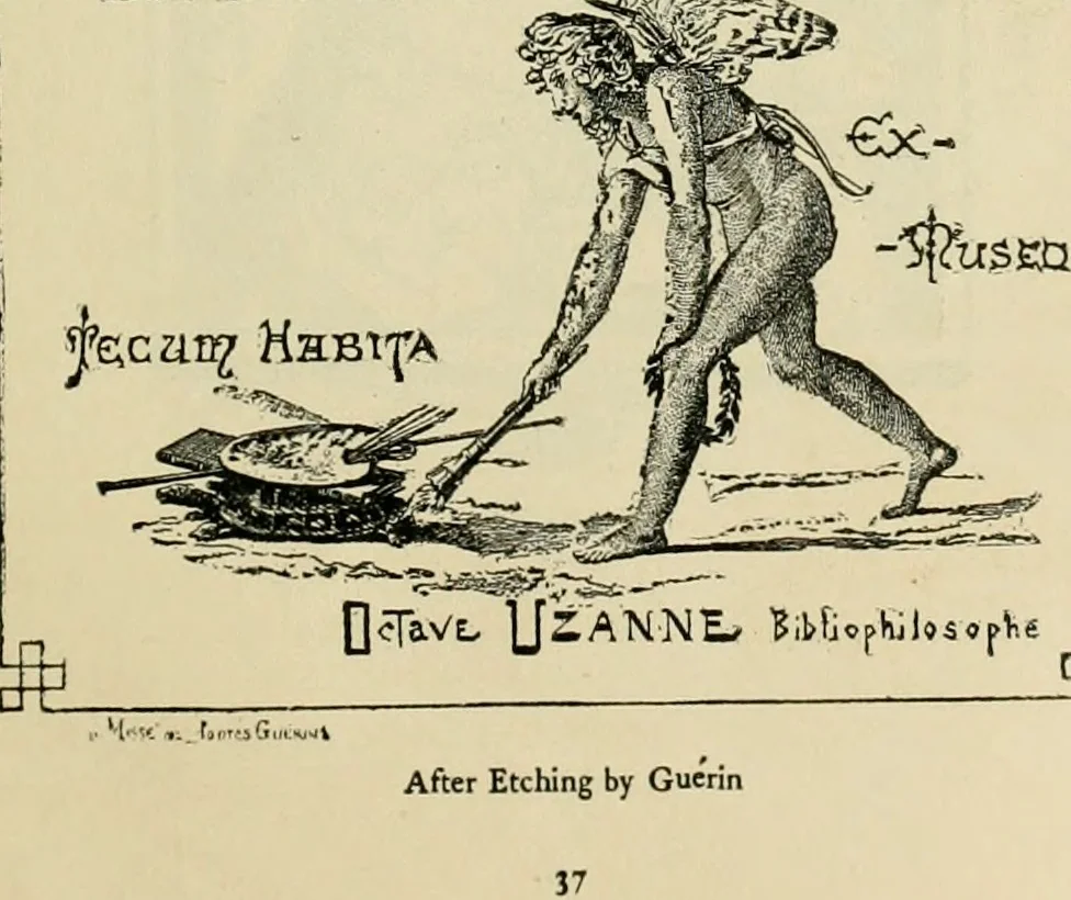 An illustration from Book-plates of to-day, 1902, leaf 52