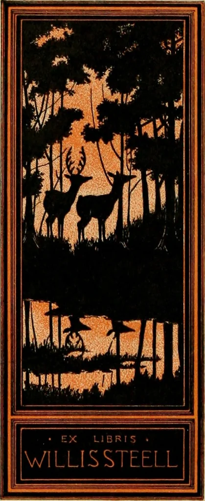 An illustration from Book-plates of to-day, 1902, leaf 55