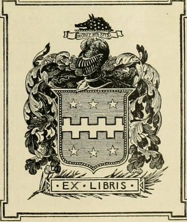 An illustration from Book-plates of to-day, 1902, leaf 56