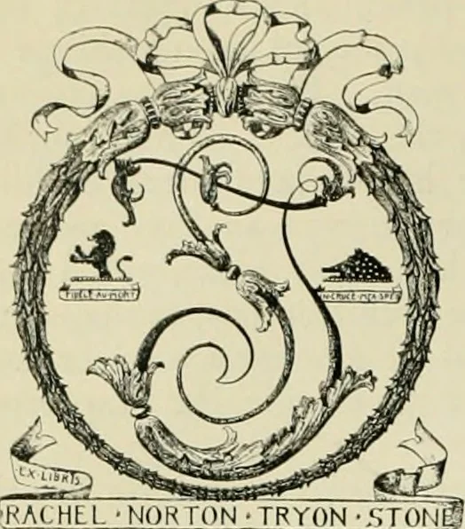 An illustration from Book-plates of to-day, 1902, leaf 59