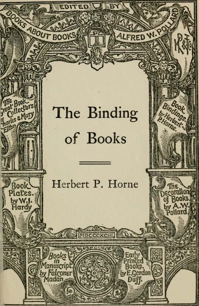 An illustration from The binding of books; an essay in the history of gold-tooled bindings, 1894, leaf 4