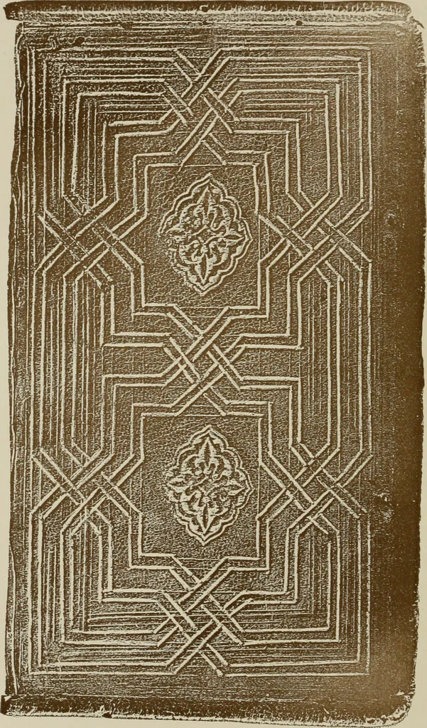 An illustration from The binding of books; an essay in the history of gold-tooled bindings, 1894, leaf 57