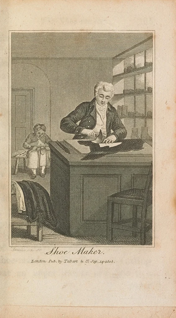 An illustration from The book of trades, or, Library of the useful arts. Part II, 1811, leaf 135