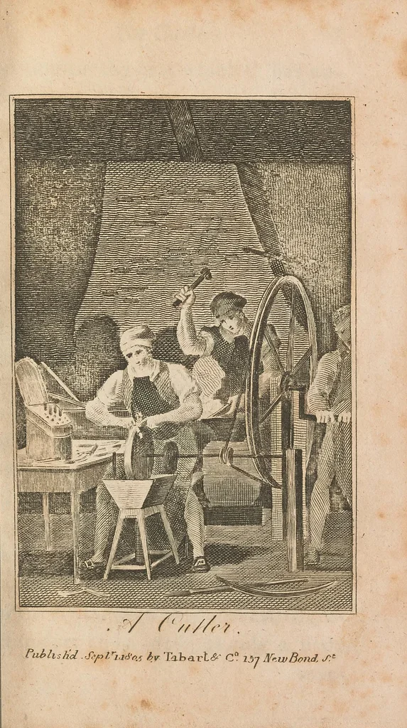 An illustration from The book of trades, or, Library of the useful arts. Part II, 1811, leaf 217