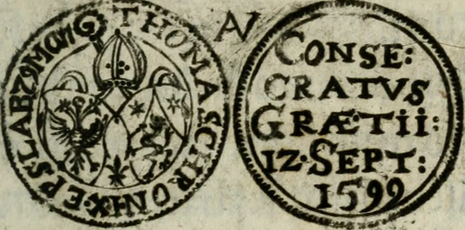 An illustration from Bos in lingua sive discursus academicus de pecuniis vetero-novis a Joanne Stephano Floriantschitsch de Grienfeld .., 1695, leaf 164