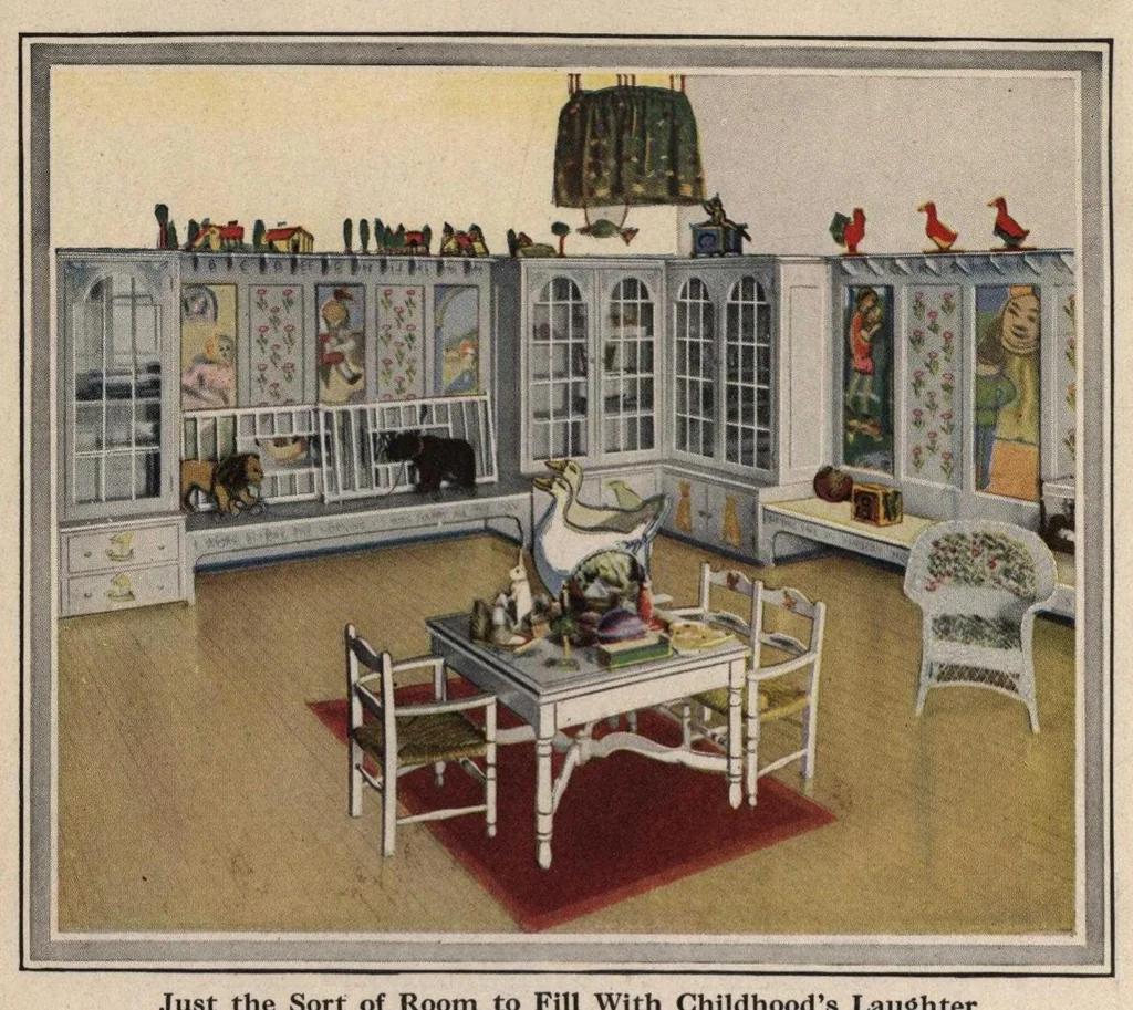 An illustration from The inviting home : a suggestion book of value to all who take pride in a beautiful home, 1918, leaf 11