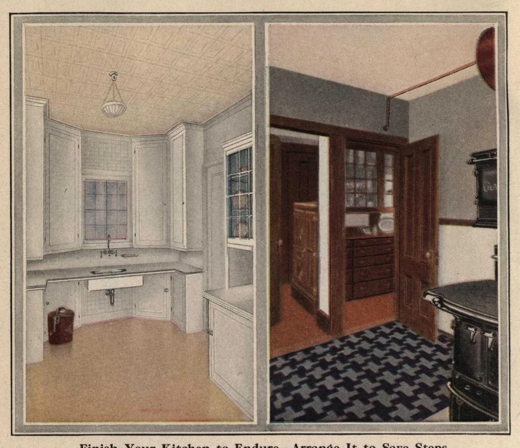 An illustration from The inviting home : a suggestion book of value to all who take pride in a beautiful home, 1918, leaf 13