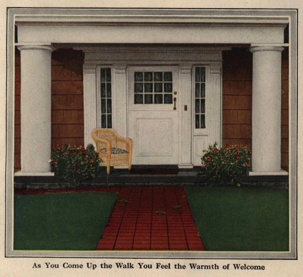 An illustration from The inviting home : a suggestion book of value to all who take pride in a beautiful home, 1918, leaf 4