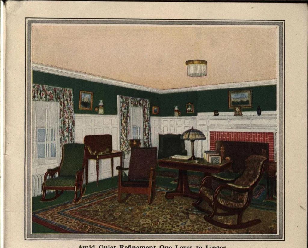 An illustration from The inviting home : a suggestion book of value to all who take pride in a beautiful home, 1918, leaf 6