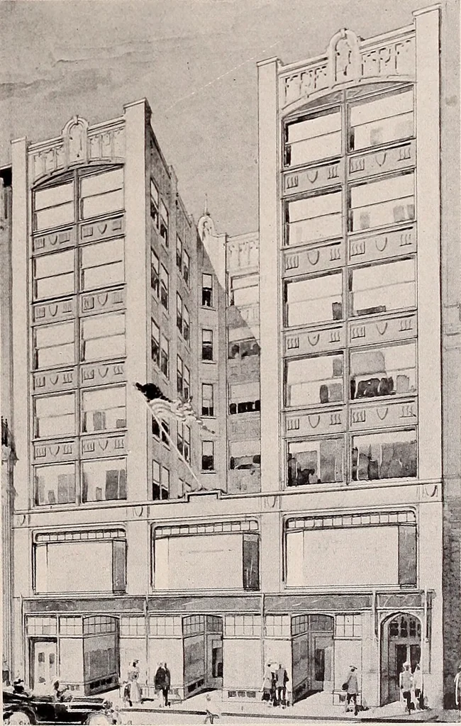 An illustration from Boston Architectural Club year book: containing reproductions from the various exhibitions held in the club building during the year 1917, 1917, leaf 106