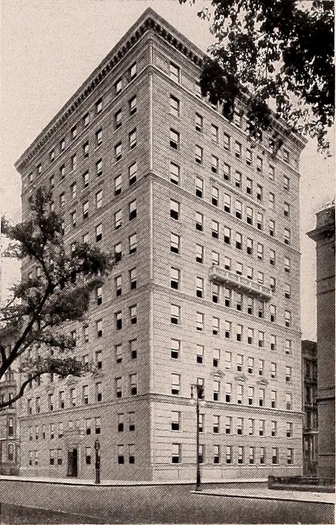 An illustration from Boston Architectural Club year book: containing reproductions from the various exhibitions held in the club building during the year 1917, 1917, leaf 107