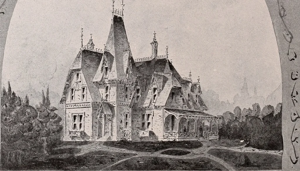 An illustration from Boston Architectural Club year book: containing reproductions from the various exhibitions held in the club building during the year 1917, 1917, leaf 27