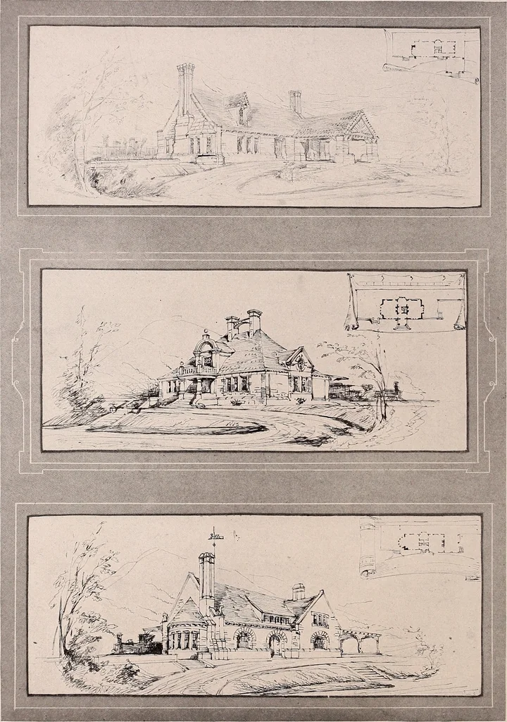An illustration from Boston Architectural Club year book: containing reproductions from the various exhibitions held in the club building during the year 1917, 1917, leaf 29