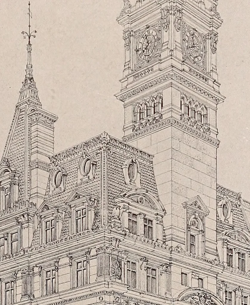 An illustration from Boston Architectural Club year book: containing reproductions from the various exhibitions held in the club building during the year 1917, 1917, leaf 30