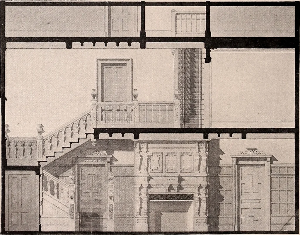An illustration from Boston Architectural Club year book: containing reproductions from the various exhibitions held in the club building during the year 1917, 1917, leaf 31