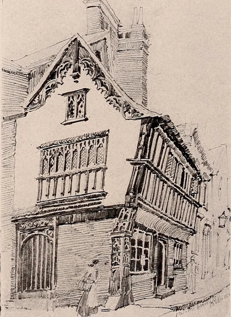 An illustration from Boston Architectural Club year book: containing reproductions from the various exhibitions held in the club building during the year 1917, 1917, leaf 49