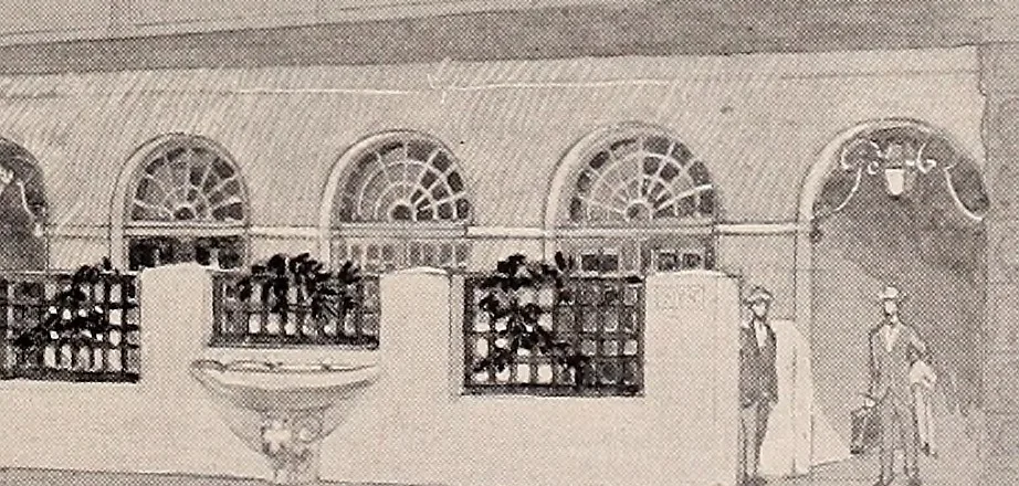 An illustration from Boston Architectural Club year book: containing reproductions from the various exhibitions held in the club building during the year 1917, 1917, leaf 50