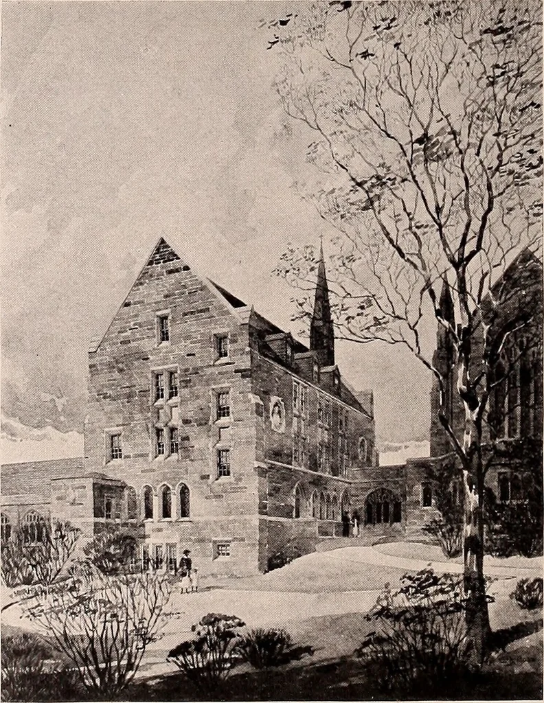 An illustration from Boston Architectural Club year book: containing reproductions from the various exhibitions held in the club building during the year 1917, 1917, leaf 55