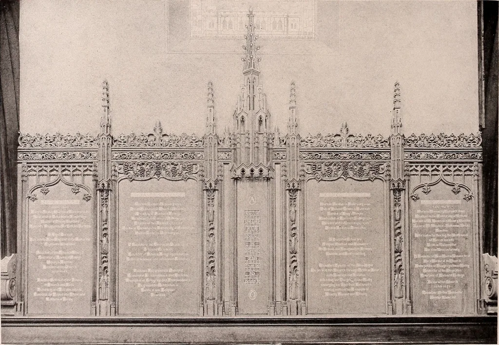 An illustration from Boston Architectural Club year book: containing reproductions from the various exhibitions held in the club building during the year 1917, 1917, leaf 57