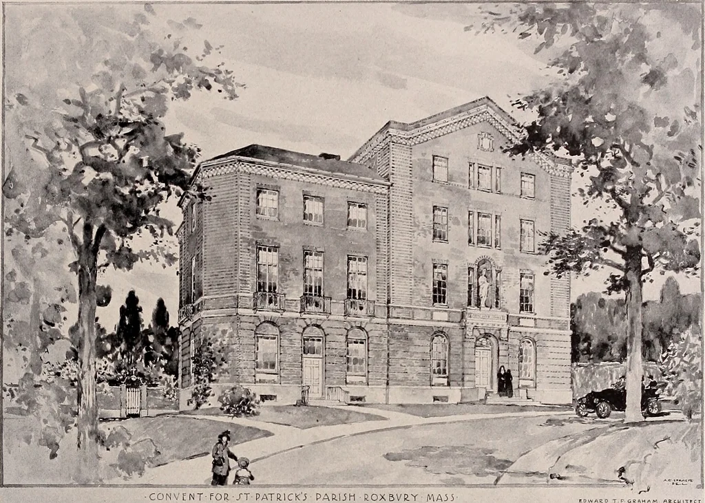 An illustration from Boston Architectural Club year book: containing reproductions from the various exhibitions held in the club building during the year 1917, 1917, leaf 58