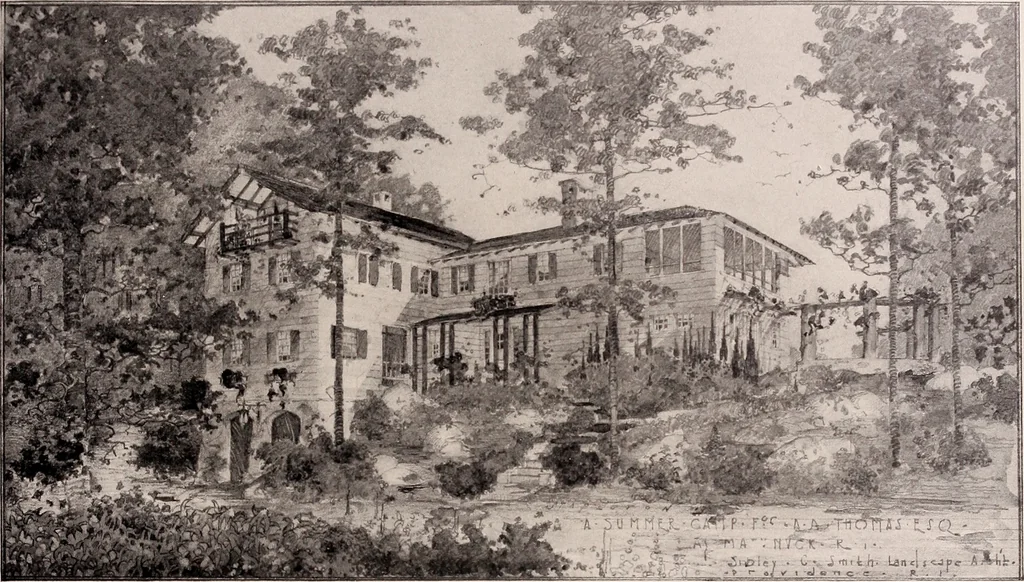 An illustration from Boston Architectural Club year book: containing reproductions from the various exhibitions held in the club building during the year 1917, 1917, leaf 66