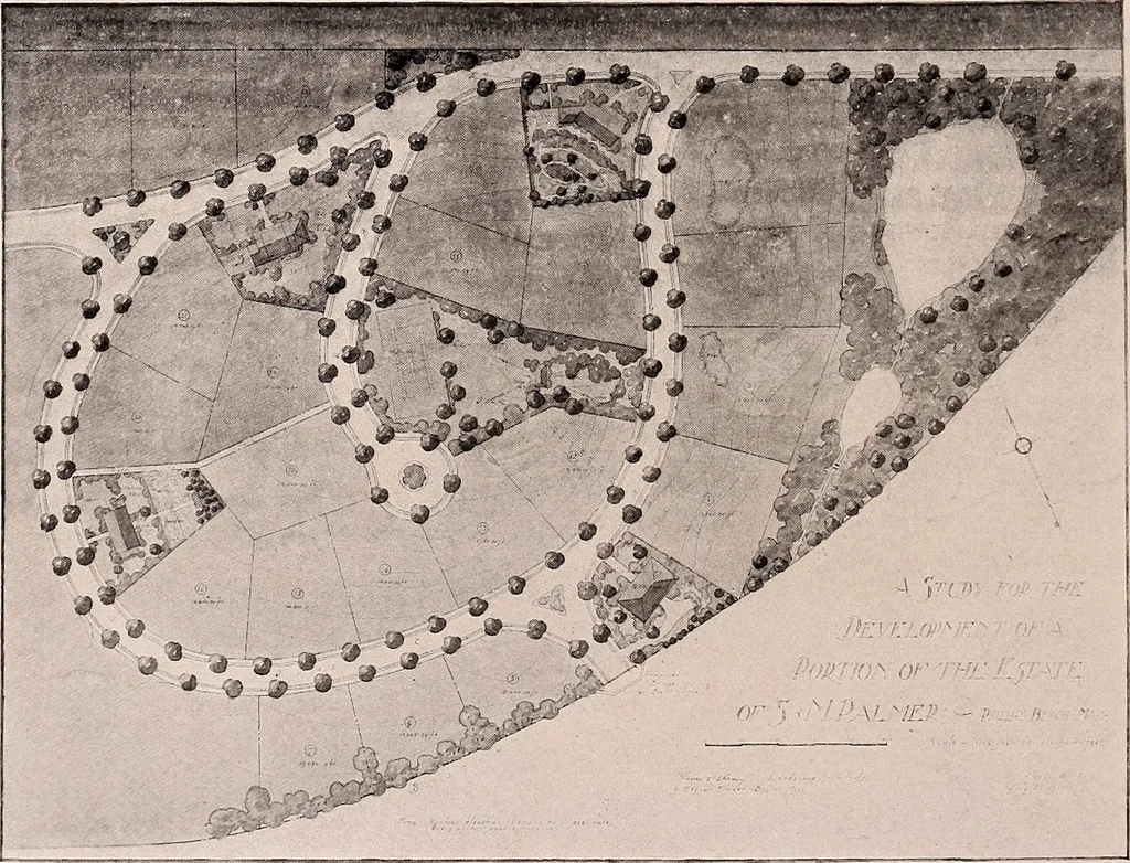 An illustration from Boston Architectural Club year book: containing reproductions from the various exhibitions held in the club building during the year 1917, 1917, leaf 69