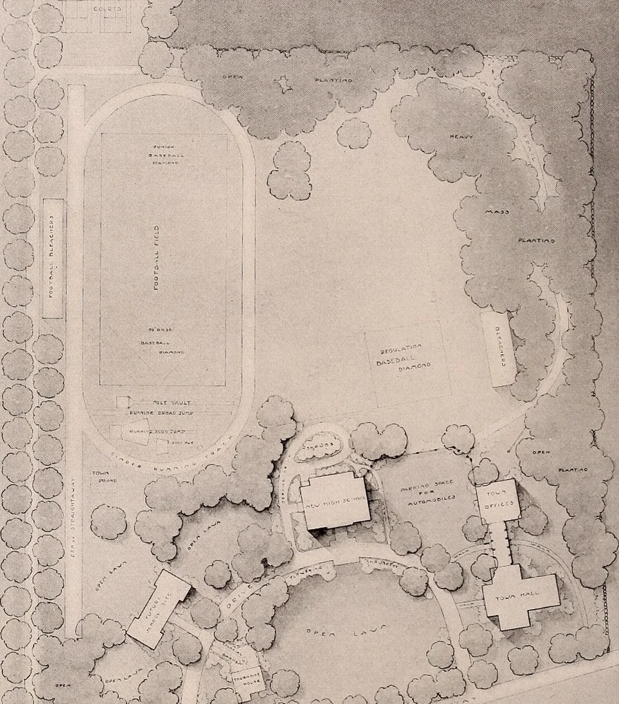 An illustration from Boston Architectural Club year book: containing reproductions from the various exhibitions held in the club building during the year 1917, 1917, leaf 75