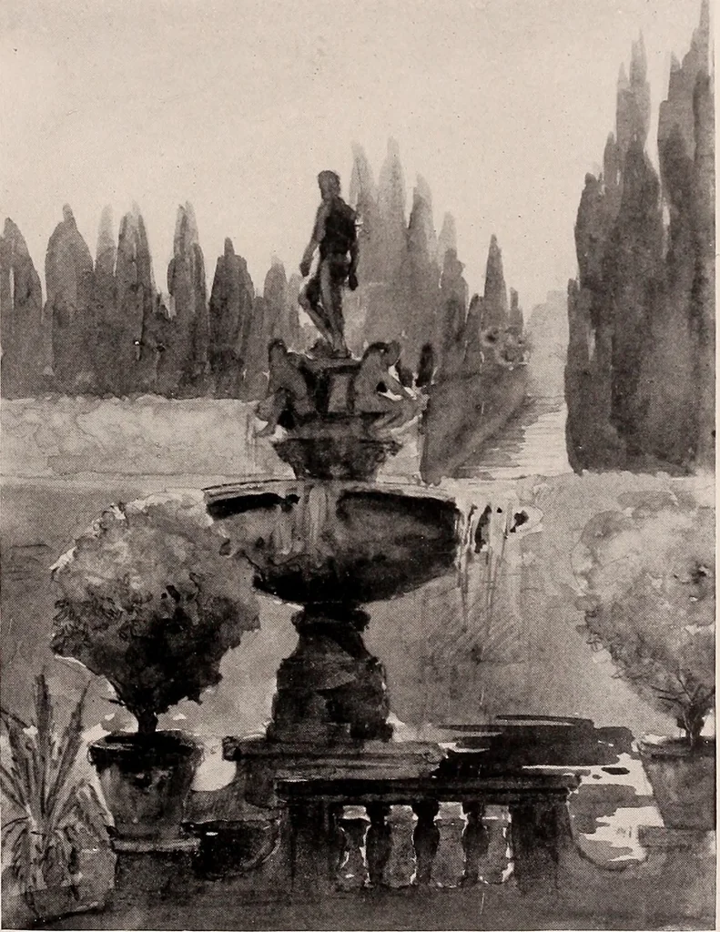 An illustration from Boston Architectural Club year book: containing reproductions from the various exhibitions held in the club building during the year 1917, 1917, leaf 80