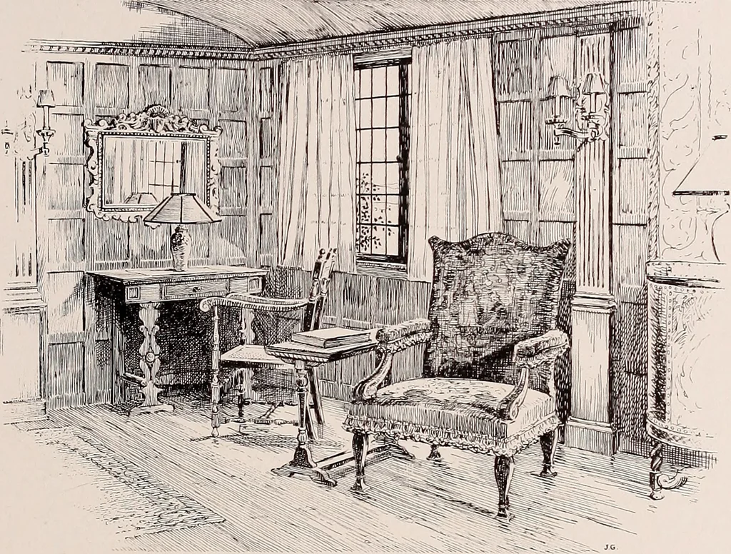 An illustration from Boston Architectural Club year book: containing reproductions from the various exhibitions held in the club building during the year 1917, 1917, leaf 84