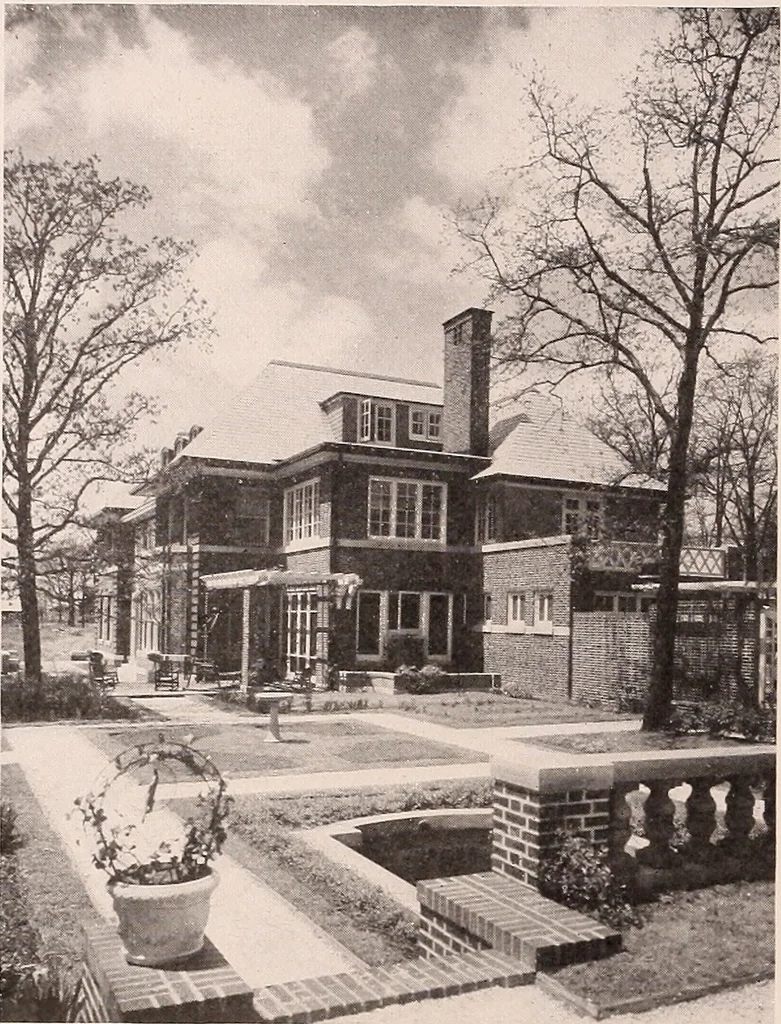 An illustration from Boston Architectural Club year book: containing reproductions from the various exhibitions held in the club building during the year 1917, 1917, leaf 85