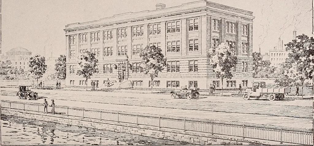 An illustration from Boston Architectural Club year book: containing reproductions from the various exhibitions held in the club building during the year 1917, 1917, leaf 90