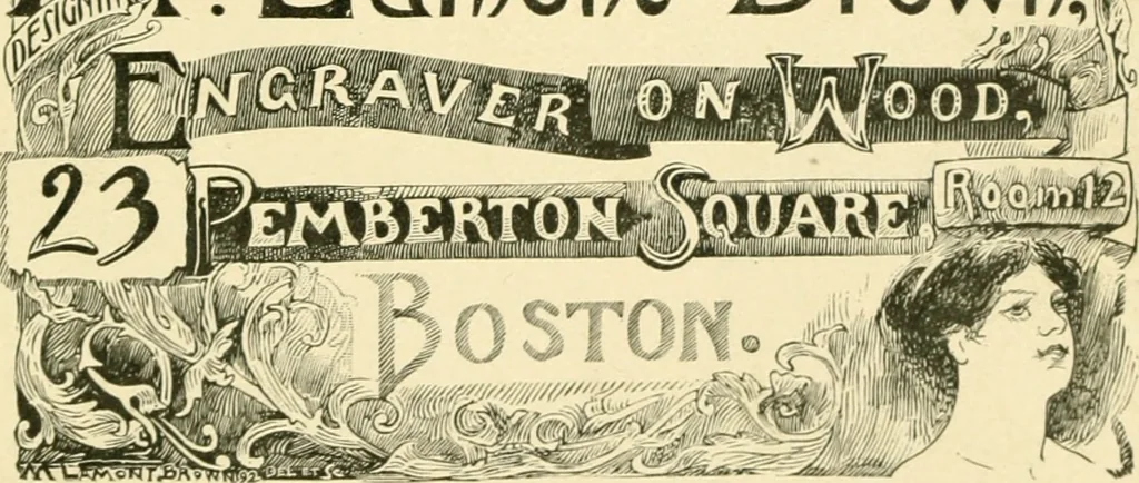 An illustration from Boston art guide and artists' directory, 1893, leaf 12
