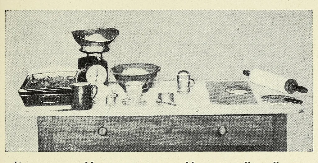 An illustration from The Boston cooking-school cook book, 1918, leaf 531