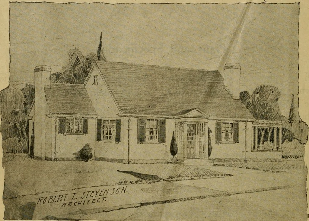 An illustration from Boston Herald-Traveler's book of homes : how to plan, finance and build your home, 1922, leaf 21