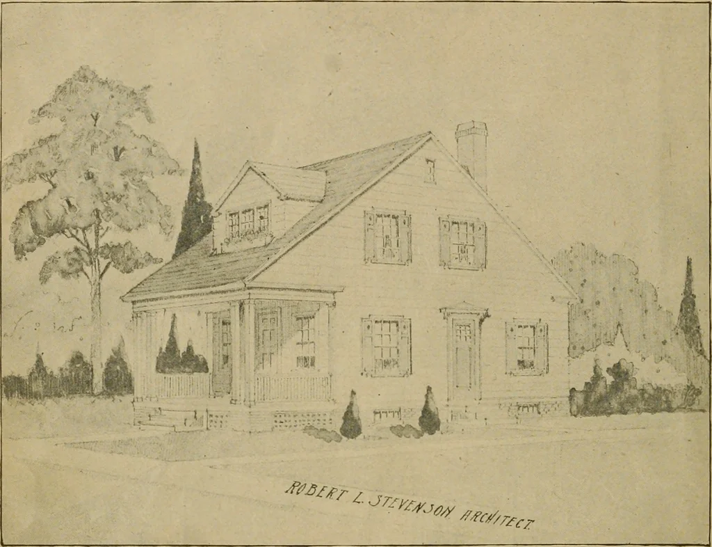 An illustration from Boston Herald-Traveler's book of homes : how to plan, finance and build your home, 1922, leaf 23