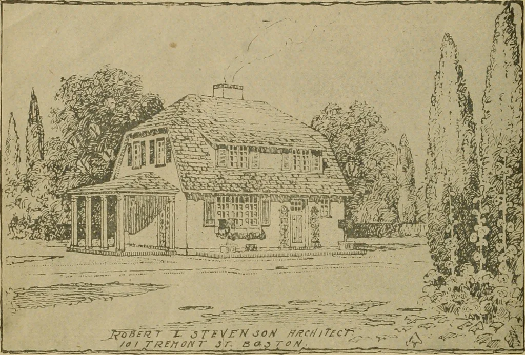 An illustration from Boston Herald-Traveler's book of homes : how to plan, finance and build your home, 1922, leaf 27