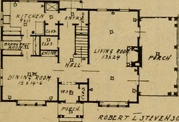 An illustration from Boston Herald-Traveler's book of homes : how to plan, finance and build your home, 1922, leaf 30